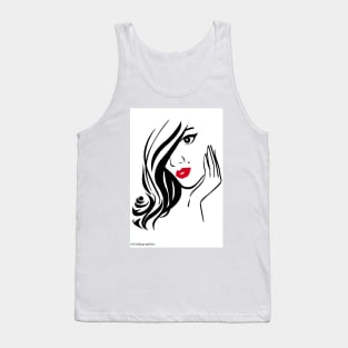 Thinking beauty Tank Top